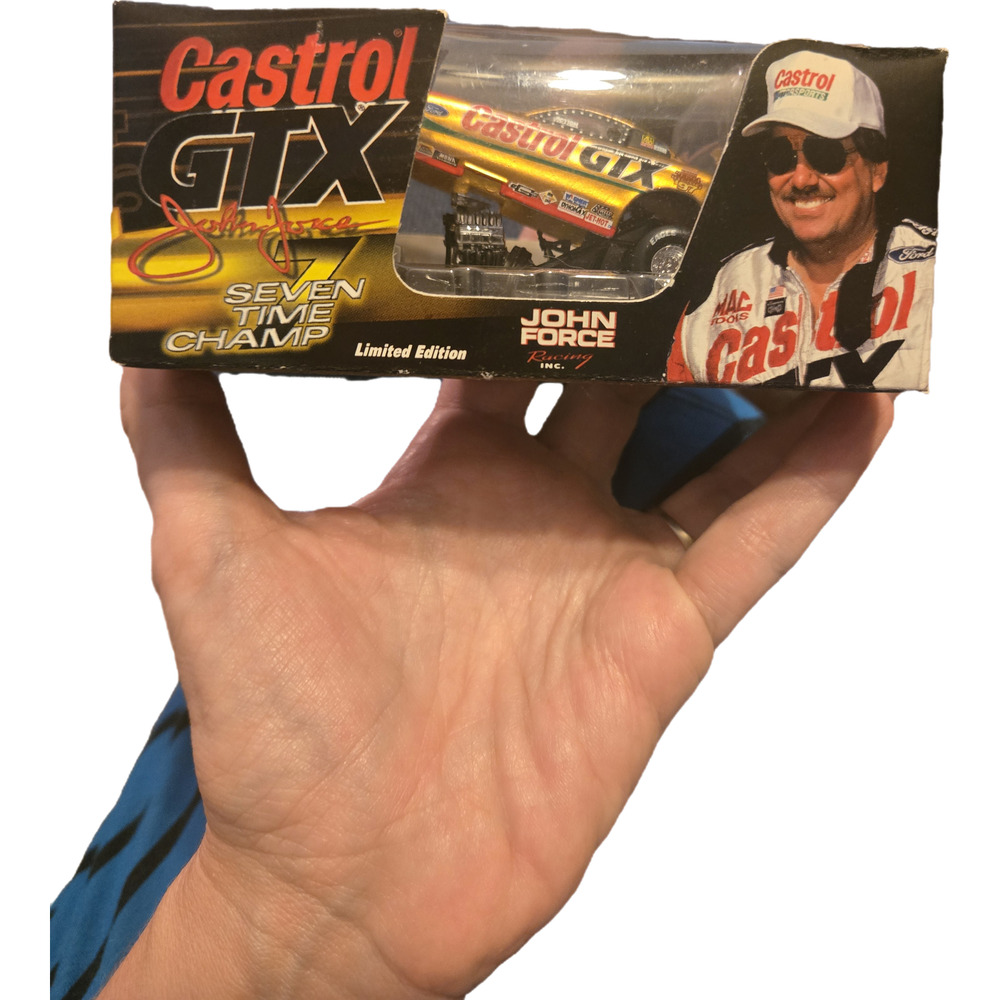 Action John Force Castrol GTX Seven Time Champ 1998 Mustang Funny Car 1:64